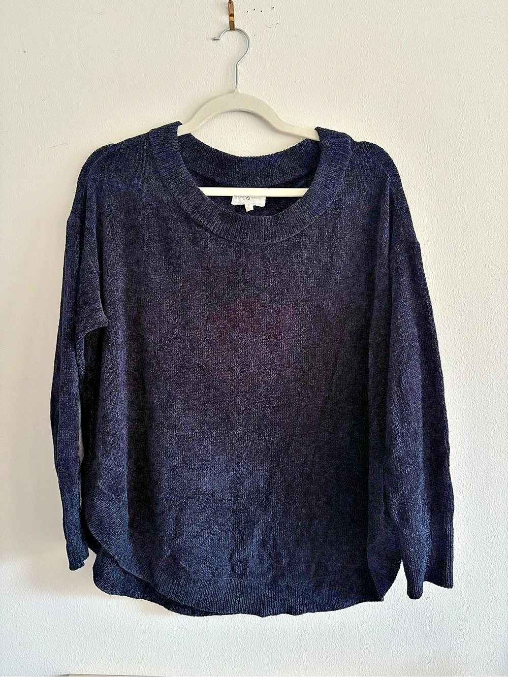 Lou & Grey Crew Neck Sweater in navy Size Small